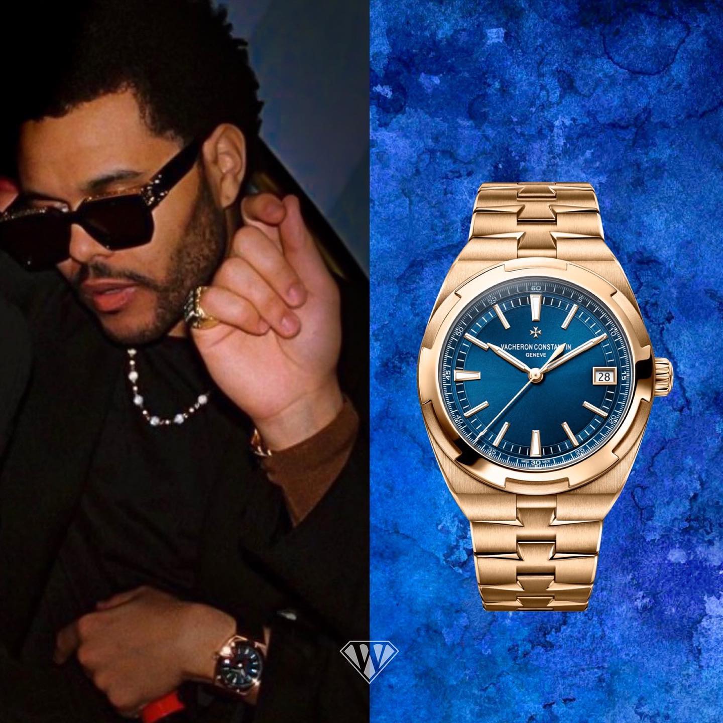 The Weeknd - Vacheron Constantin 'Overseas Automatic' - Superwatc