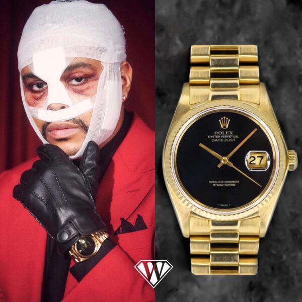 The Weeknd - Rolex "Onyx" Datejust - Superwatchman.com