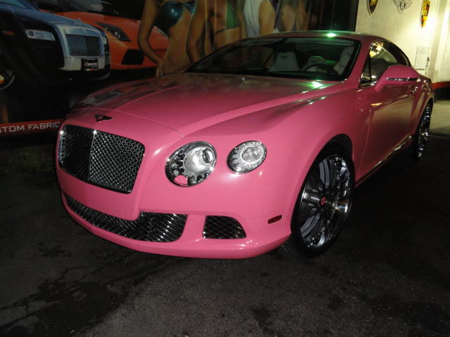 Nicki Minaj Bentley 1 | A nice shot of this custom pink Bent… | Flickr