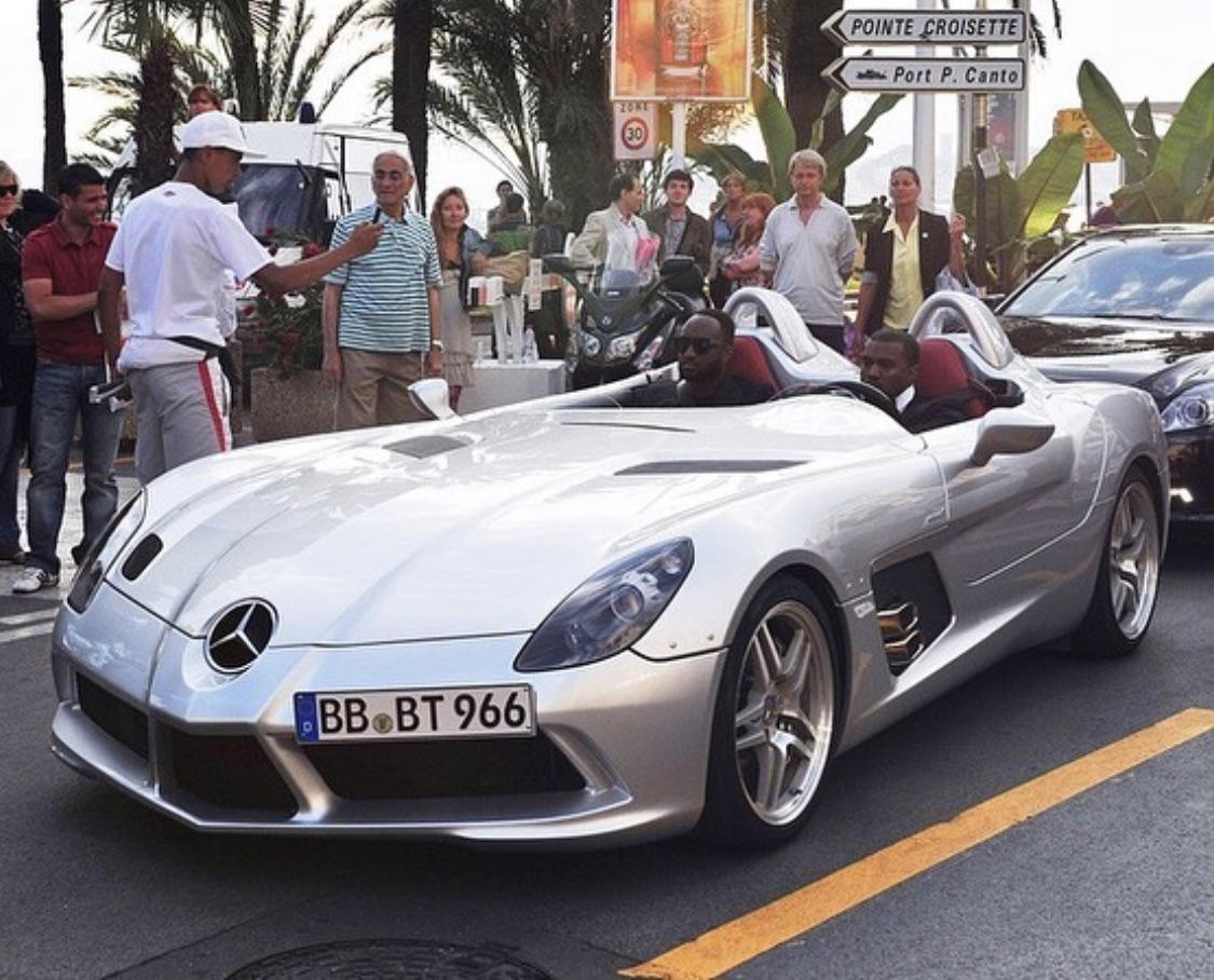 Kanye West and Virgil Abloh Arriving at Cannes 2009 in a Mercedes Benz SLR  McLaren Stirling Moss : r/Autos