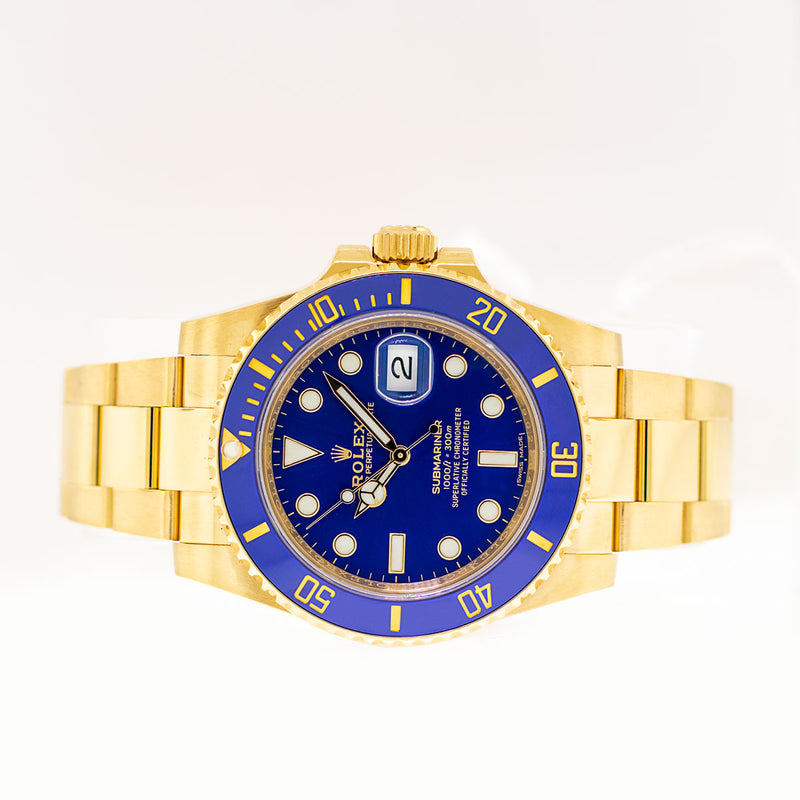 Rolex Submariner Date Blue Dial & Blue Bezel 116618BL | Da Vinci Fine Jewelry, Inc.