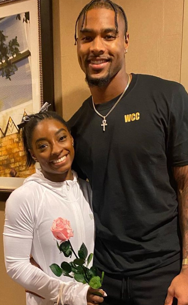 Simone Biles, Jonathan Owens, Olympics