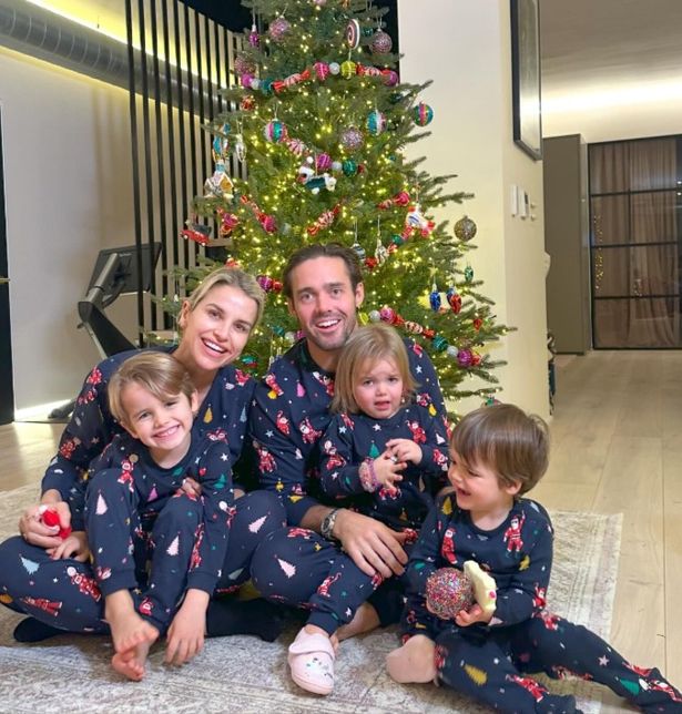 Vogue Williams and family