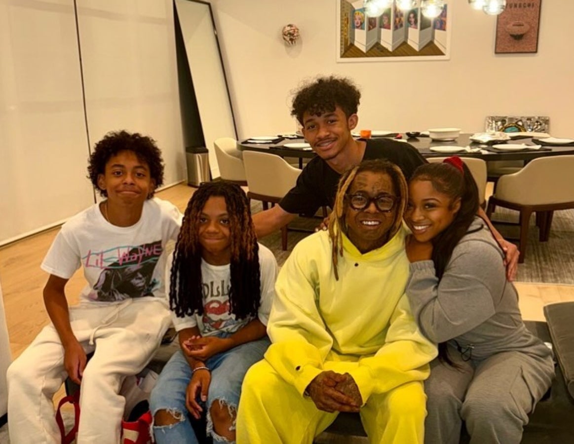 Lil Wayne Celebrated Thanksgiving With His Kids And They're All A Mirror  Image Of Their Father | Essence