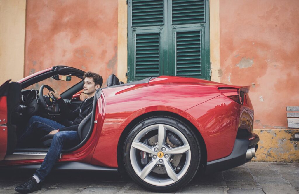 Charles Leclerc Ferrari Portofino