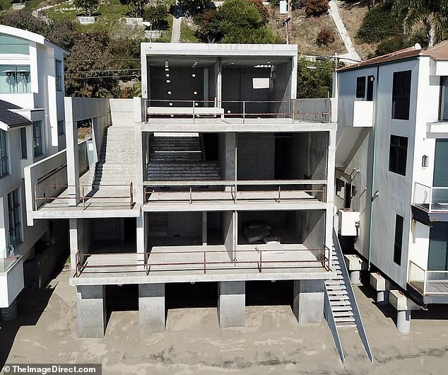 Kanye West is selling his gutted Malibu home for $53M after failed efforts  to remodel it into 'BOMB SHELTER' with no windows or electricity | Daily  Mail Online