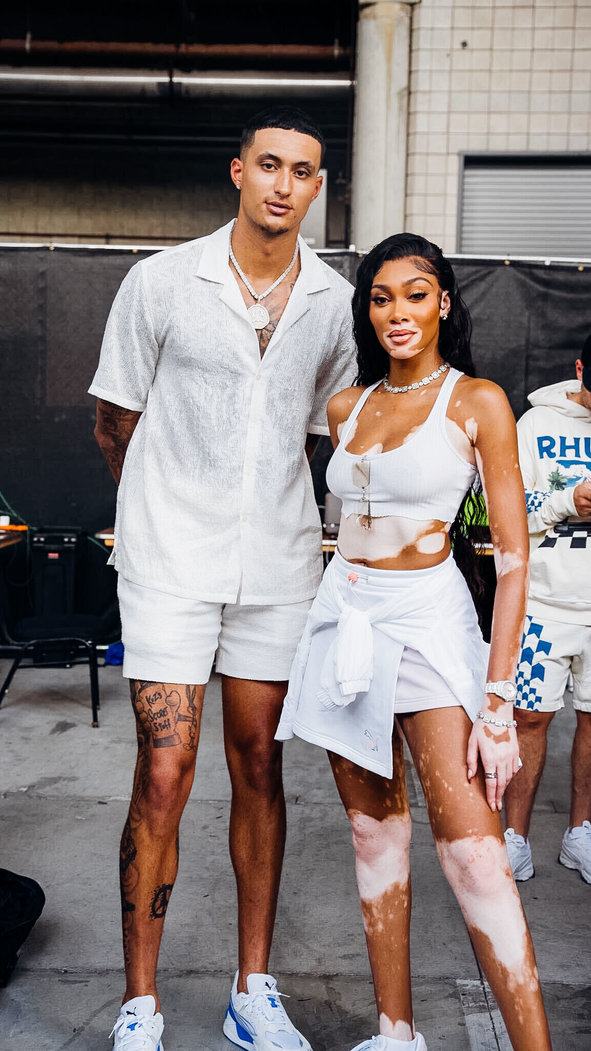 Kyle Kuzma and Winnie Harlow