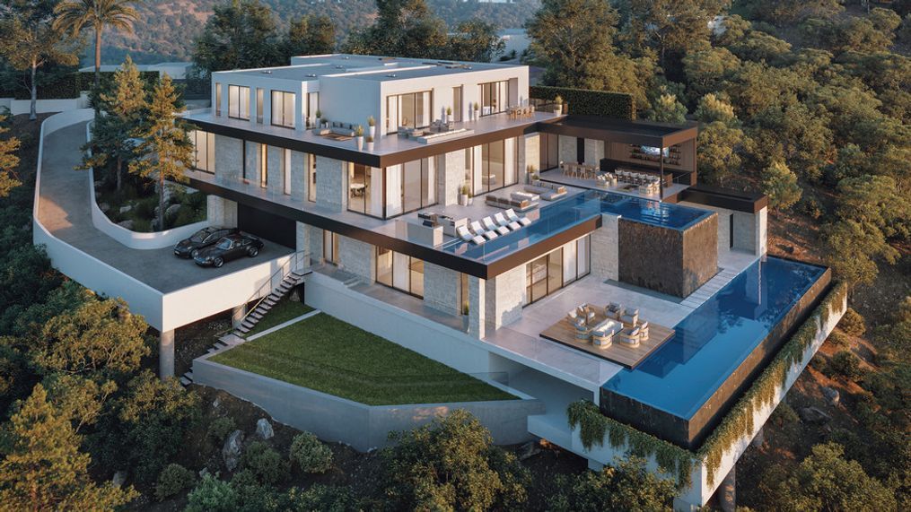 Drake's new 18,000 sq ft home in Beverly Hills features glass walls,  150-yr-old tree | WKRC