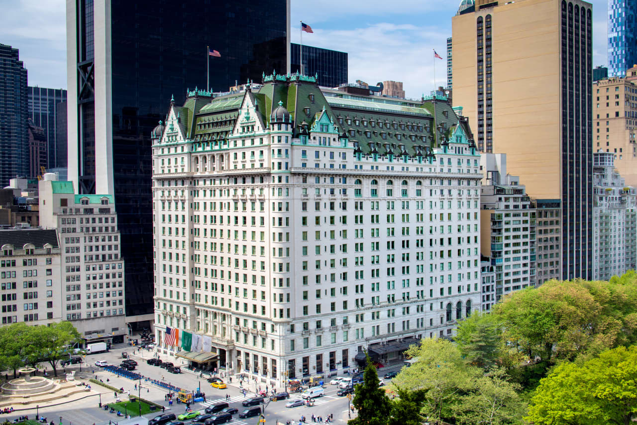 A 10,000-square-foot penthouse at New York's legendary Plaza Hotel listed for $70 million. 