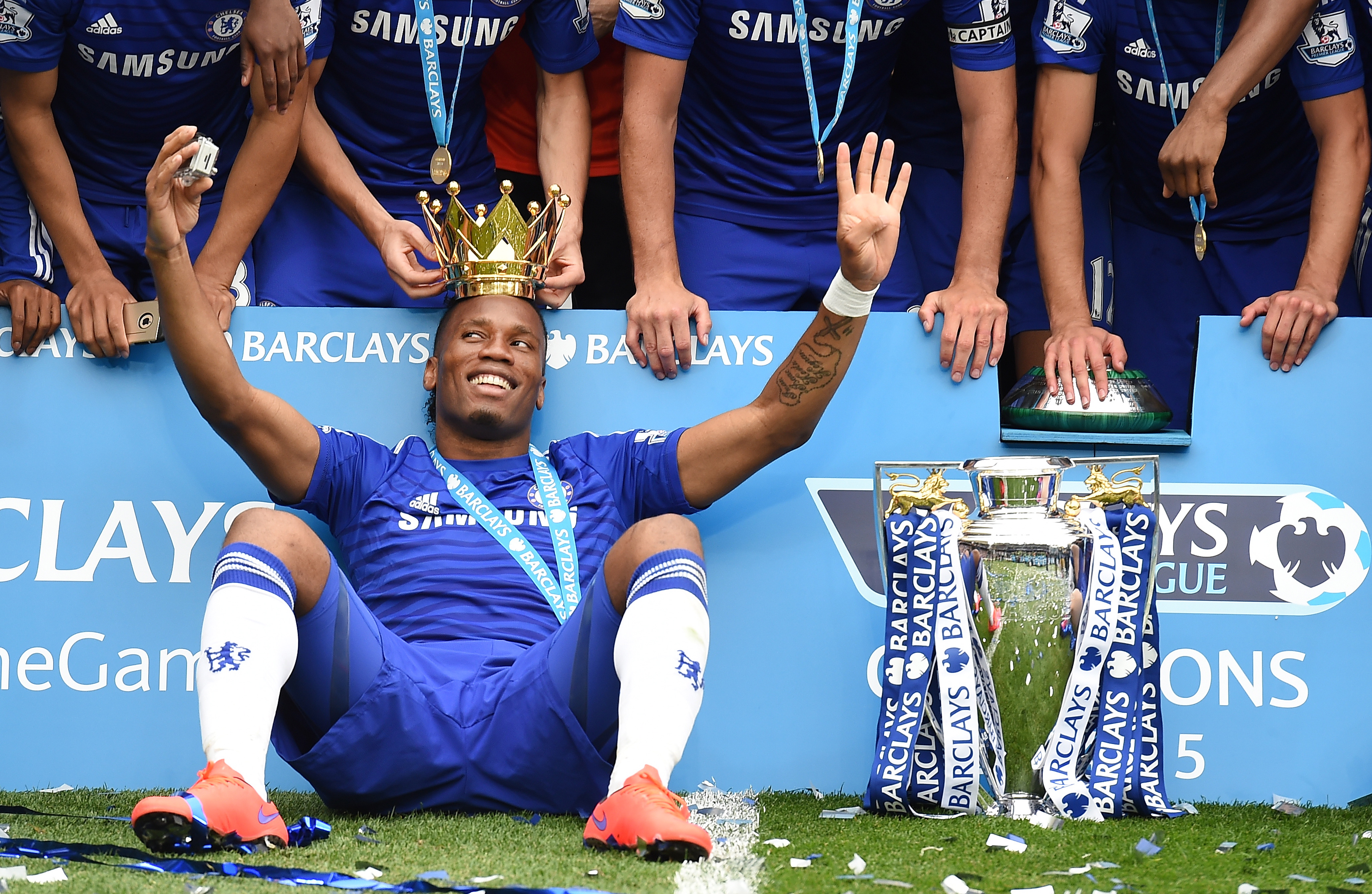 Drogba enjoyed two successful stints at Chelsea and is regarded as a legend