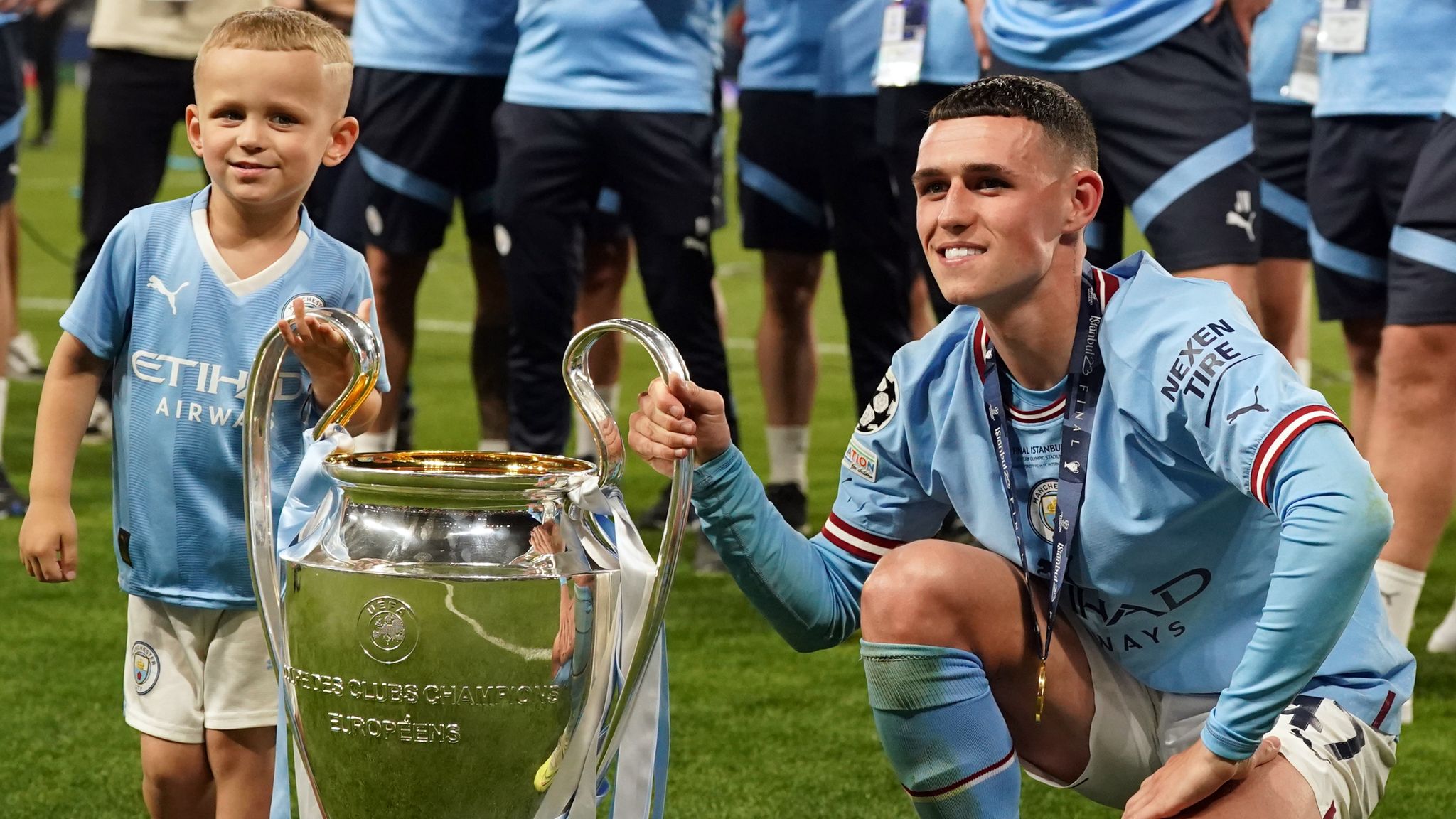 Phil Foden exclusive: Man City forward on his social media star son, new  position and aiming for the quadruple | Football News | Sky Sports