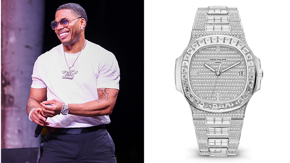 Rapper Nelly; Patek Philippe 5719/10G - Nautilus