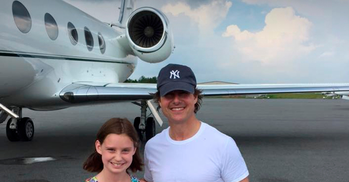 Tom Cruise's $20 Million Private Jet Has Its Own Jacuzzi And Screening Room