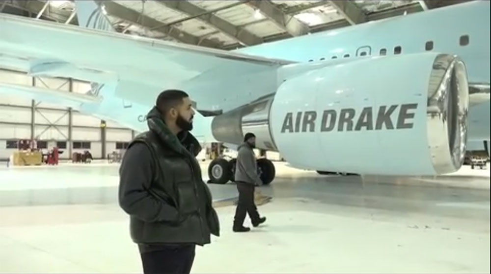 Drake's US$185 million aircraft is getting a makeover from Off-White’s Virgil Abloh