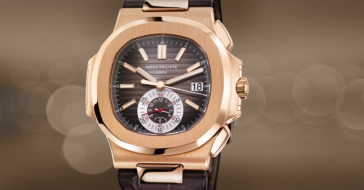 Patek Philippe | Nautilus Chronograph Date Rose Gold 5980R-001