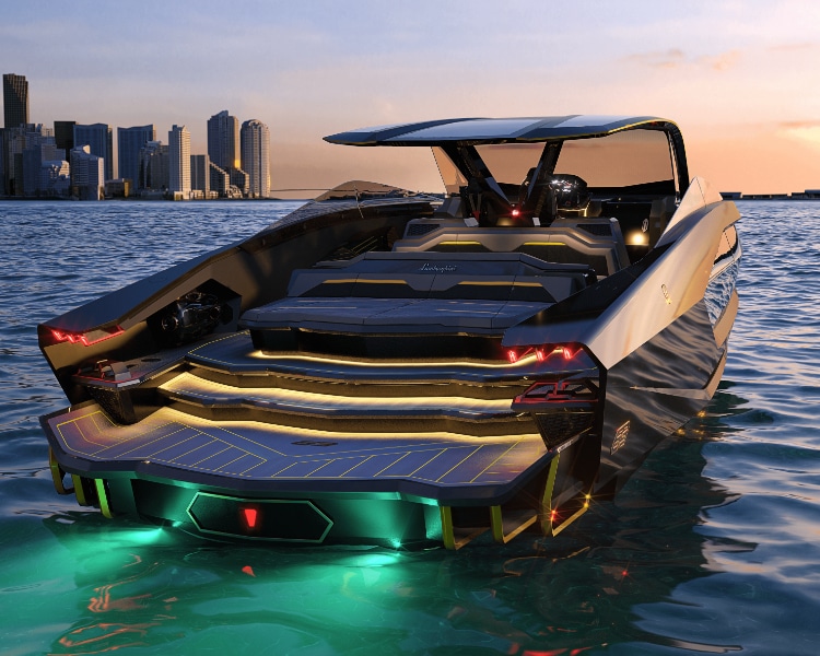 Tecnomar for Lamborghini 63: the motor yacht unveiled