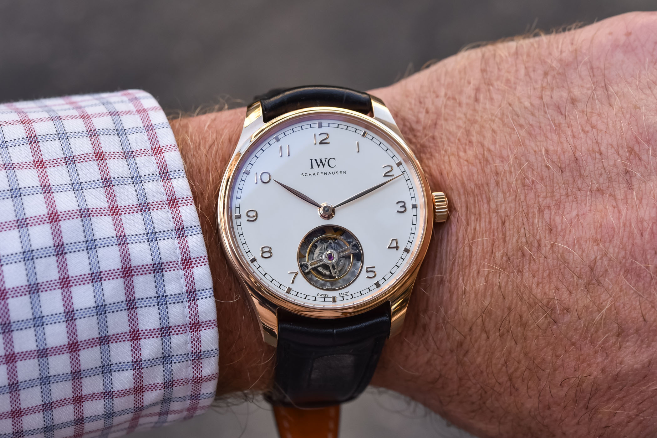 IWC Portugieser Hand-Wound Tourbillon IW545801 - Review, Price