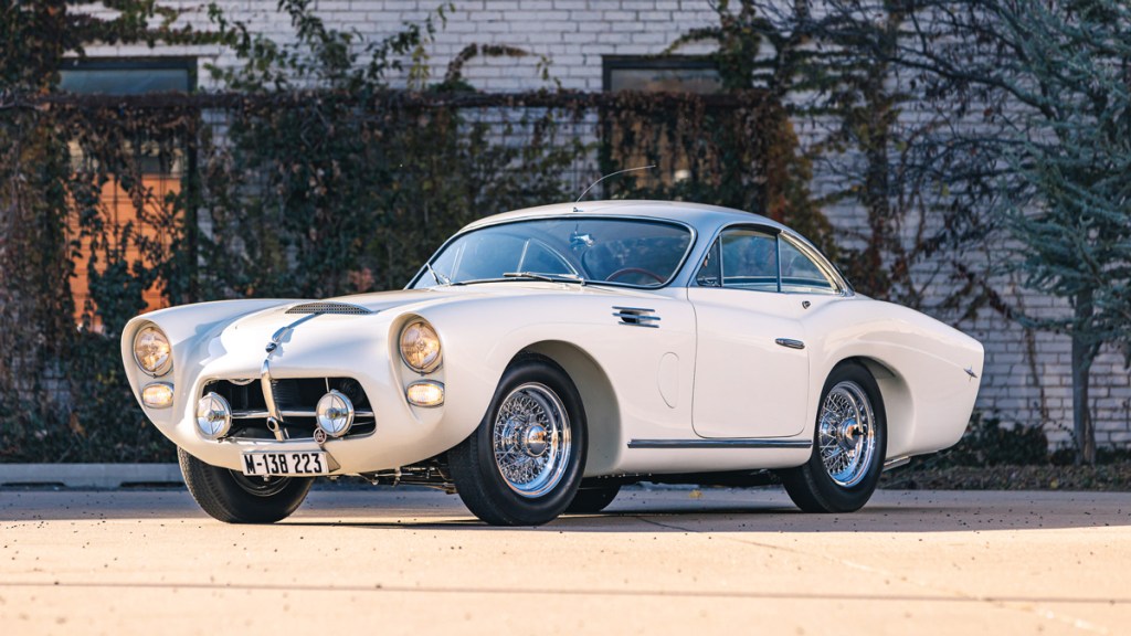 A 1954 Pegaso Z-102 Saoutchik Berlinetta Series II.