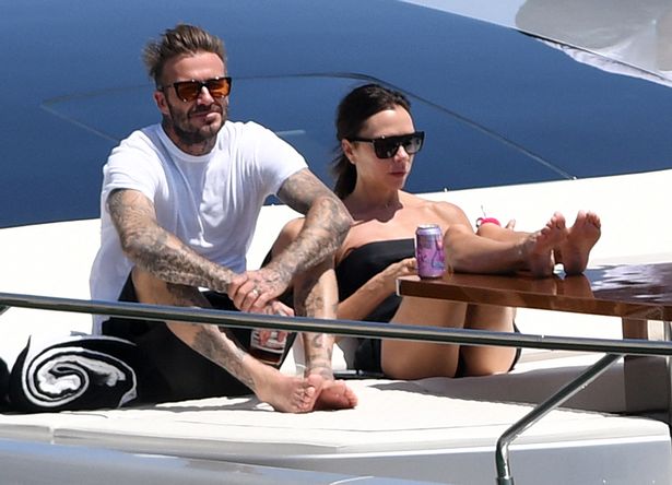 David and Victoria Beckham cosy up on £5m yacht as they relax ahead of  son's lavish wedding - Irish Mirror Online